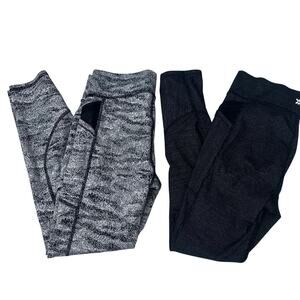 All in Motion Leggings Bundle - Black & Gray - Size Large